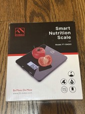 FITINDEX FT-SNG01 Smart Digital Nutrition Scale 5kg/11lb Black Kitchen Scale