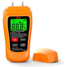Feuchtigkeitsmessgerät MT18 – Präziser Pin-Typ für Holz, 3 Modi, Hold-Funktion