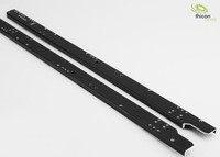 1:14 Hilfsrahmen 4-Achs-Kipper Alu Schwarz Lesu / Thicon-Models