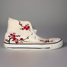 Converse Chuck Taylor Women s 11 White Custom...