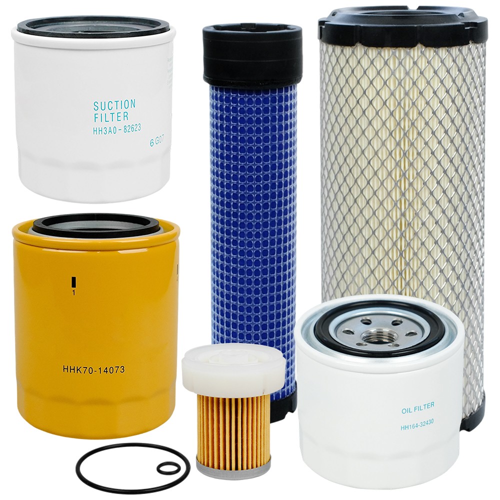 Filter Kit Compatible with Kubota L2800 L3200 L3400 L3700SU L3800 HST Tractor