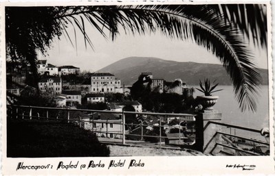CPA AK Pogled Parka Hotel Boka SLOVENIA (1463919)