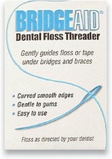 FLOSSAID BridgeAid Threaders 10 Packs of 10 100 Threaders