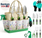 Gardening Tools 10-Piece, Heavy Duty Garden Tool Set with Fashion and Durable Ga