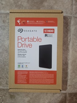 Seagate 1TB External USB 3.0 Portable Hard Drive Black (STGX1000400)