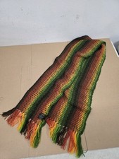 Alpaca Scarf Inka Tradition Made In Peru Stripes Colorful