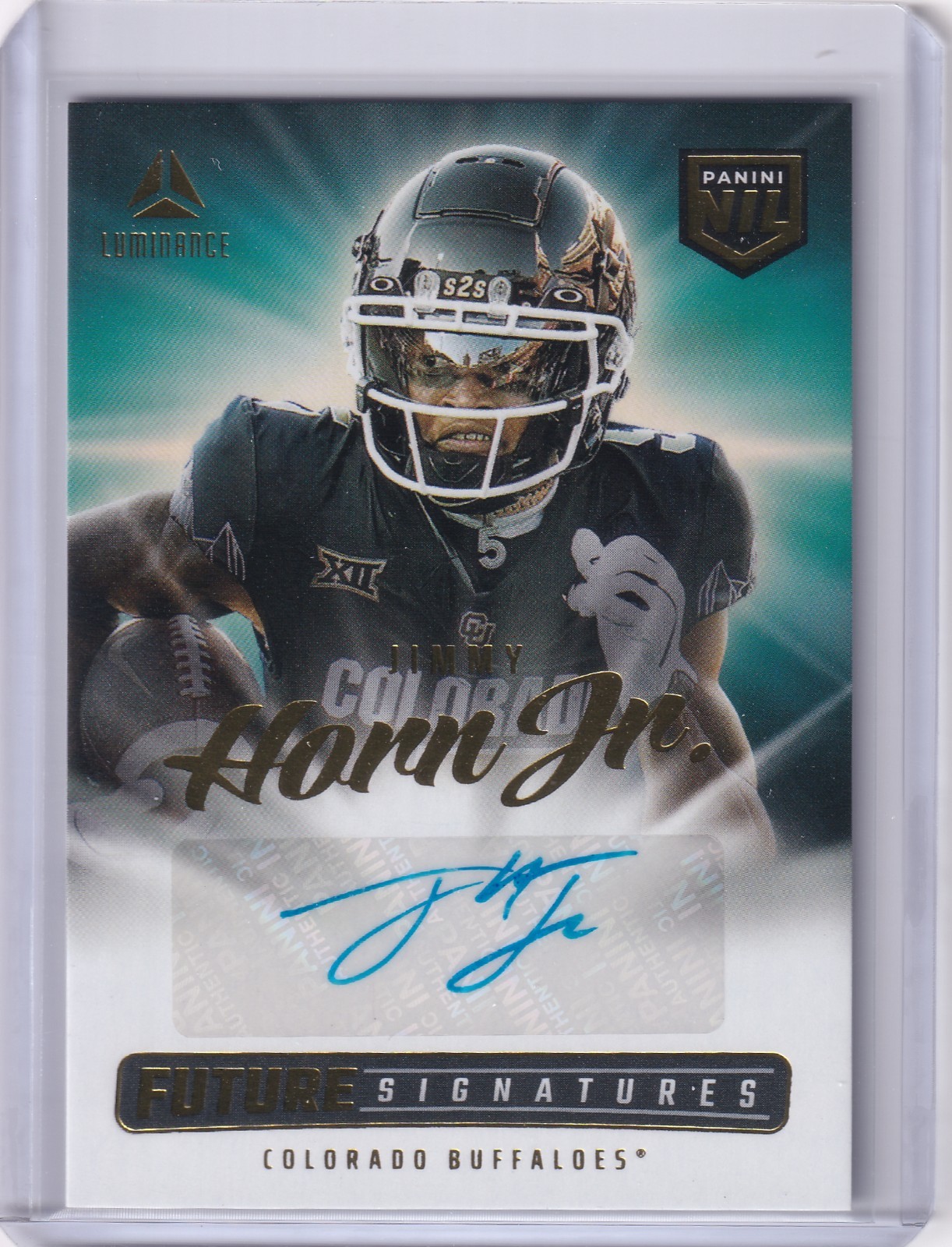 2025 Panini Luminance Jimmy Horn Jr. RC Rookie Future Signatures Auto #NIL-JHN