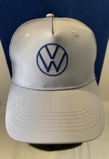 Volkswagen Driver Gear Logo Grey Adjustable Strap Wclip Adult Cap Hat New