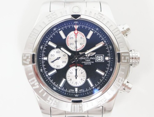 Breitling A13371 Super Avenger II Stainless Steel Automatic Me...