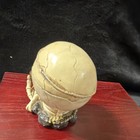Skull Trinket Box Container w/ Removable Top Lid - Beige/Black — photo 5