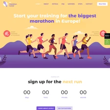 Marathon Websites Design for Sale with Free VPS Web Hosting