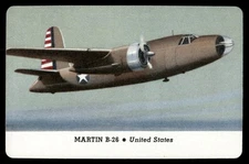 Martin 1944 War Airplanes Jets Leaf Card (NM)