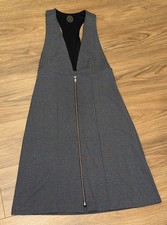 A Piece Of My Heart Zip Racer Back Dress Made In USA Size M, Preppy, 90s Style