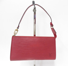 Authentic Louis Vuitton Epi Pochette Accessories Pouch Bag F 49059