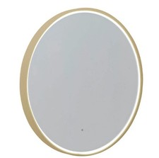 R2 Stealth LED mirror SLM60C-BR-W Bathroom Round Heated Demister, Sensor 60cm