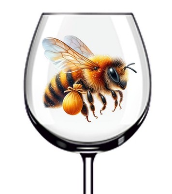 12x Aquarell Honigbiene Vinyl Aufkleber Abziehbild Becher Weinglas Flasche Van Auto