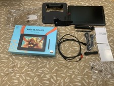 Xp-Pen Artist 13.3 Pro V2 Graphics Tablet - Black - Great Condition - 13.3 IPS