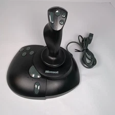 Microsoft Sidewinder Precision Pro Flight Stick Joystick PC Game Port Connector