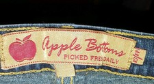 Vintage apple bottom jeans 13/14 y2k 2000 preppy cottage hippy