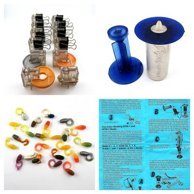 Soft Plastic Lure Making Injection Molds _ With Injector _ 1970's _ Super Sport