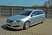 Seitenschweller Ansatz (Paar) Passend FüR VW Passat B6/B7 R-LINE Schwarz Matt