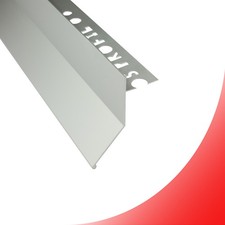 Alu L-Profil Balkon Terrasse abtropf Fliesenschiene Profil Schiene silber L300cm