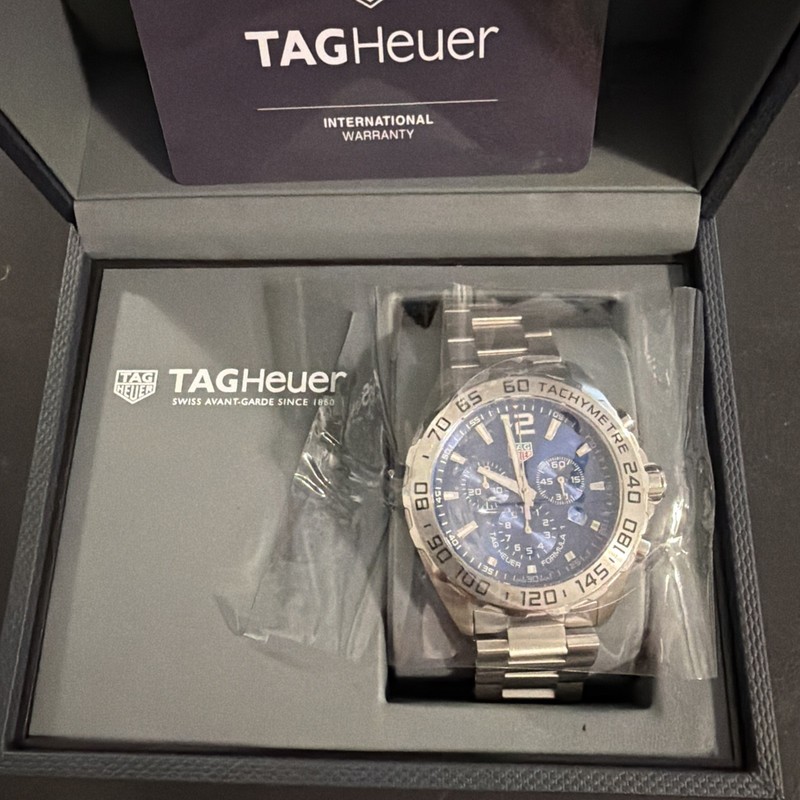 TAG Heuer Formula 1 CAZ1014.BA0842 Blue Quartz Chronograph Men's Diver Watch