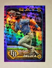Jonny Deluca 2024 Topps Chrome Logofractor RC PURPLE REFRACTOR 189/250 #163 L6