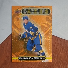 2021-22 Upper Deck Extended Dazzlers #DZ-105 Peterka Sabres Orange NHL