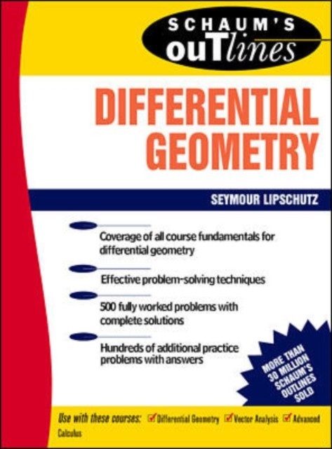 Schaum's Outline of Differential Geometry by Martin Lipschutz (Paperback Book)
