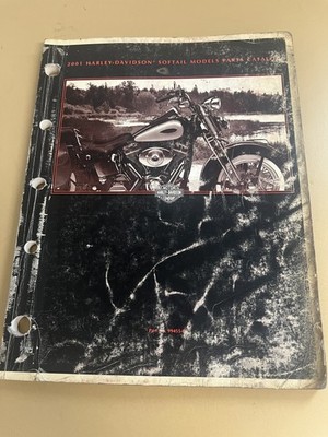 2001 Harley-Davidson Softail Models Parts Catalog, PN 99455-01 | eBay
