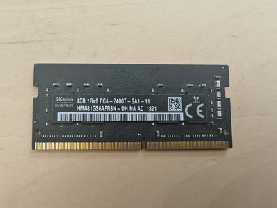 SK hynix 8GB 1Rx8 PC4-2400T-SA1-11 (HMA81G6AFR8N-UH) (DDR4 Laptop RAM) MacBook  
