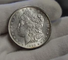 1890 S US Morgan Silver Dollar $1 AU