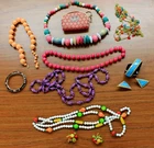 Vintage Costume Jewelry Lot of Necklaces/ Bracelets/ Brooches