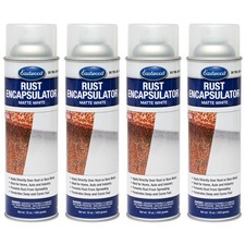 Eastwood White Rust Encapsulator 15 Oz. Aerosol Spray Paint Prevents Rust 4 Pack