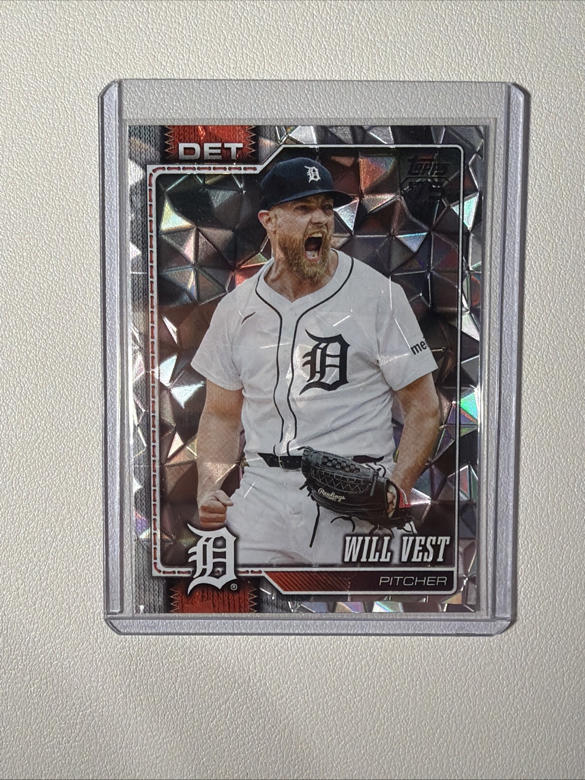 2026 Topps Series 1 WILL VEST Diamante Foil Tigers