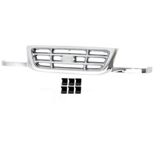 Grille For 2001-2003 Ford Ranger Chrome Plastic