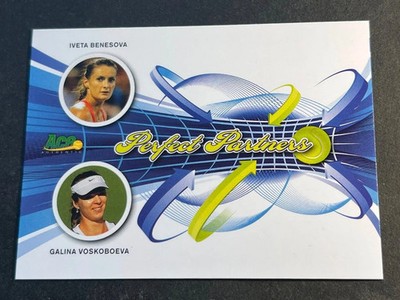 2007 Ace Authentic PROOF MISSING AUTO P.P. Iveta Benesova Galina Voskoboeva