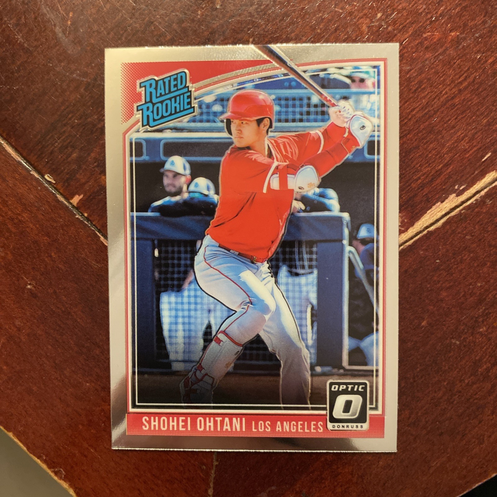 2018 Panini Donruss Optic - Rated Rookie Shohei Ohtani #56 Holo Prizm Batting RC