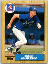 ⚾ 1987 Topps #490 Dale Murphy Atlanta Braves
