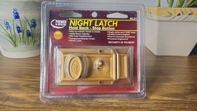 Premier Lock Bronze Laquer Deadbolt Single Cylinder Night Latch 2 KW1 Keys New