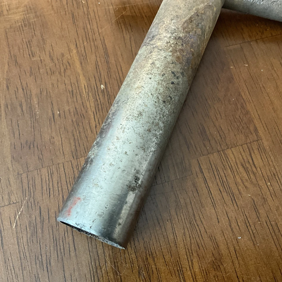 Antigua tija de sillín de bicicleta TOC - 28,6 mm - principios de 1900 - vintage - usada Foto 4 de 4