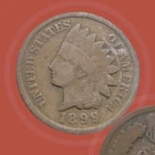 1899 Indian Head Cent Penny Good Condition 1c One Cent US Coin- 0765