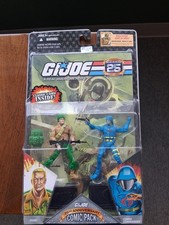 2007 GI Joe 25th Anniversary Comic Pack Duke and Cobra Commander
