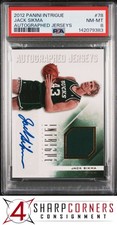 2012 PANINI INTRIGUE AUTOGRAPHED JERSEYS #78 JACK SIKMA HOF #/99 POP 1 PSA 8