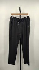Quince Women Supersoft Fleece Joggers Black Pants L