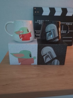 Mandalorian & Grogu Tassen Set Burger King 2x Becher 340ml Neu OVP Star Wars