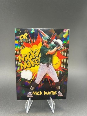   NICK KURTZ 2025 ONYX Black Cracked Ice  Nicky Nukes  Refractor RC SP /50  
