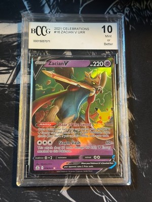 コリンシアン Pro Stars Champions Celebration Zacian V 016/025 Celebrations Holo for sale online | eBay