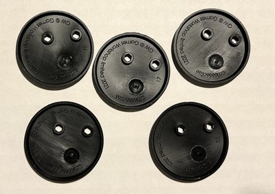 (x 5)  40mm Round Bases with Peg Holes   40k + AoS    Games Workshop   Free Ship